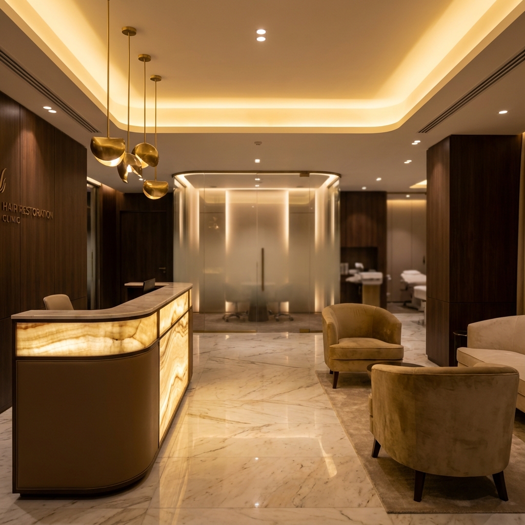 Luxury Hair Clinic Interior